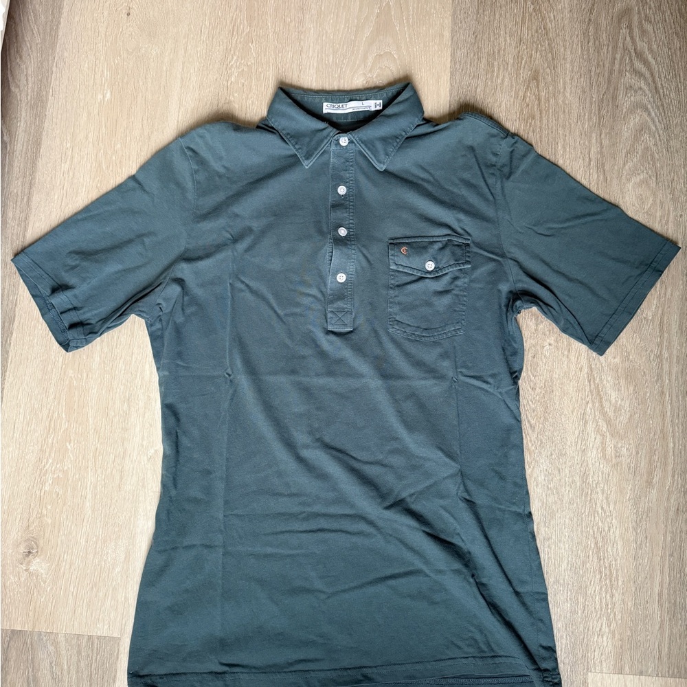 Criquet Charcoal Polo Shirt